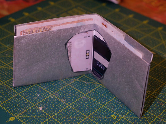 Minimalist Tyvek® Folded Wallet Pattern (pdf)