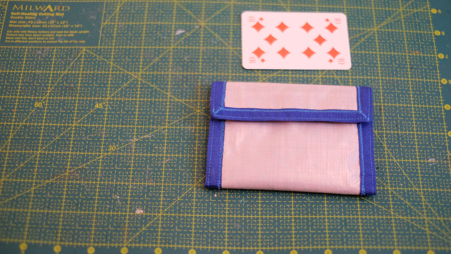 Ready-to-Ship Wood Green Wallet #10 closed front