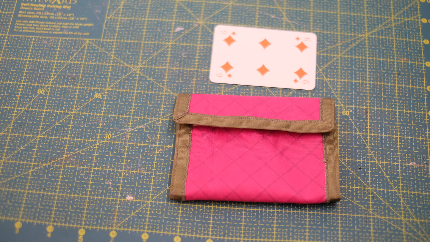 Ready-to-Ship Wood Green Wallet #6 closed front