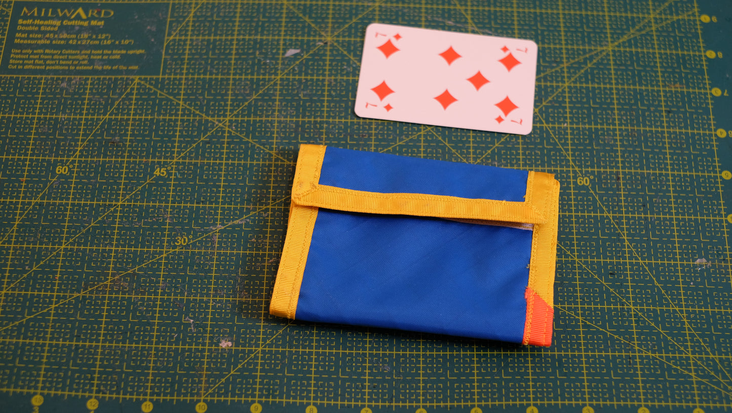 Ready-to-Ship Wood Green Wallet #7 closed front