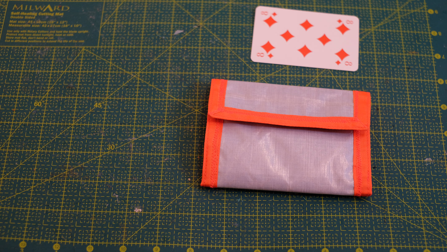 Ready-to-Ship Wood Green Wallet #8 closed front