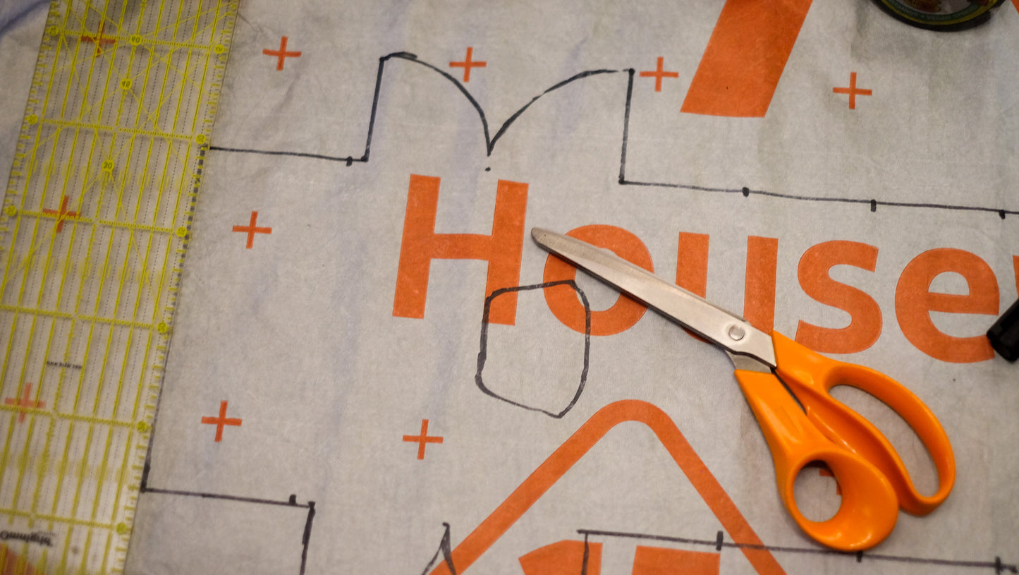 Minimalist Tyvek® Folded Wallet Pattern (pdf)