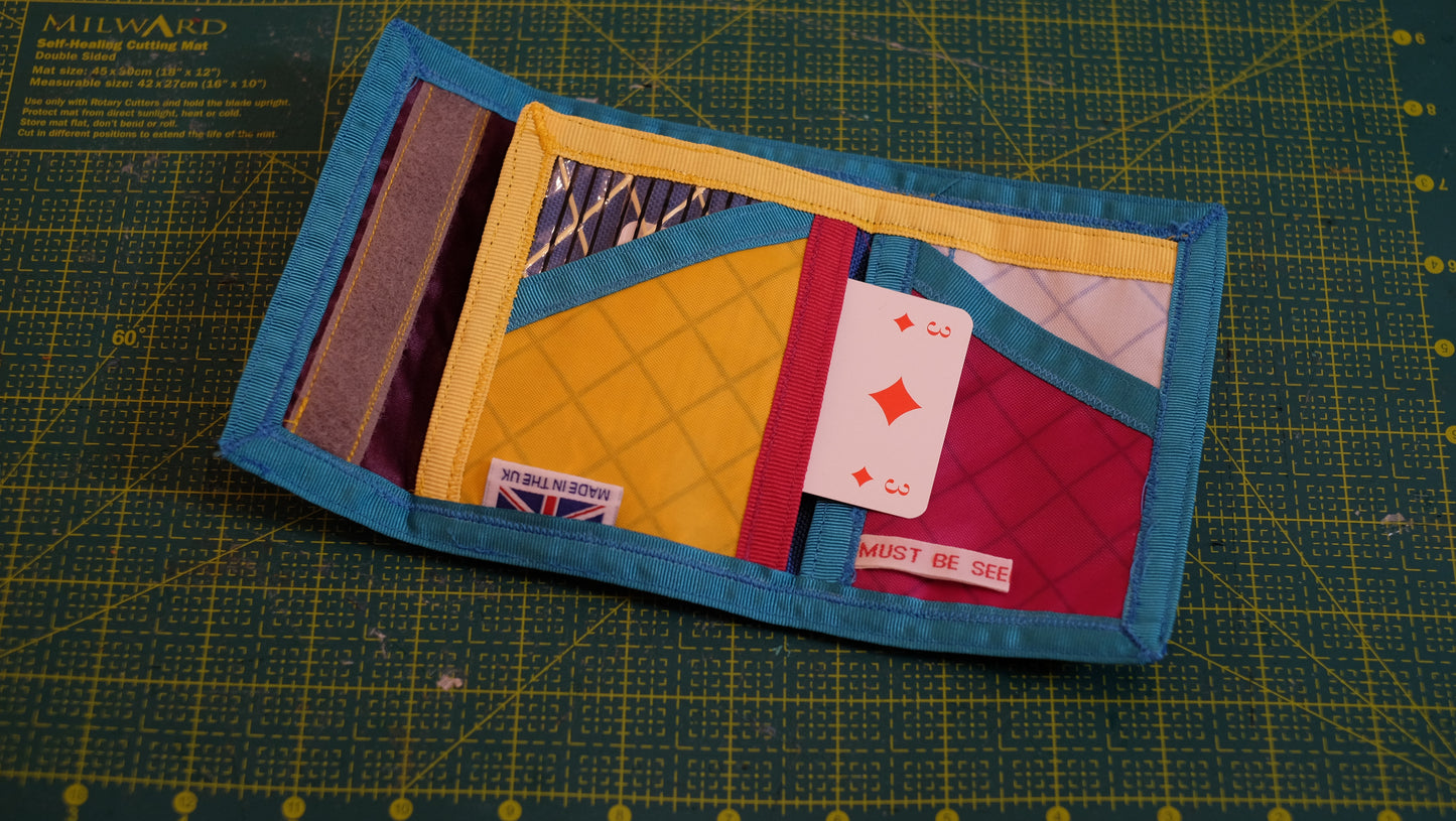 Wood Green Wallet #3 open inner