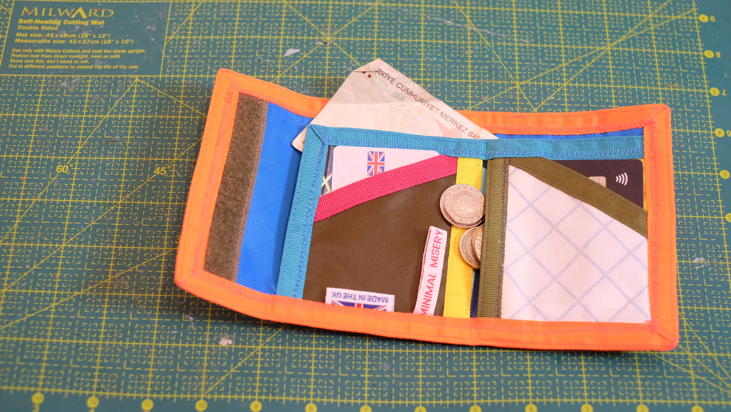 Wood Green Wallet coins cards notes